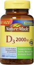 Nm Vit D 2000iu Koko 250ct Luonto valmistettu D-vitamiini 2000iu 250ct