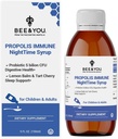 Mehiläinen ja sinä Propolis Nighttime Syrup probiootti, C-vitamiini ja Elderberry - hellä Formula aikuisille & lapsille, 5 Fl Oz