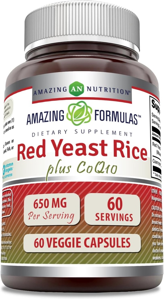 Amazing Formula Red Yeast Rice 600 Mg Plus Coq10 50 Mg 