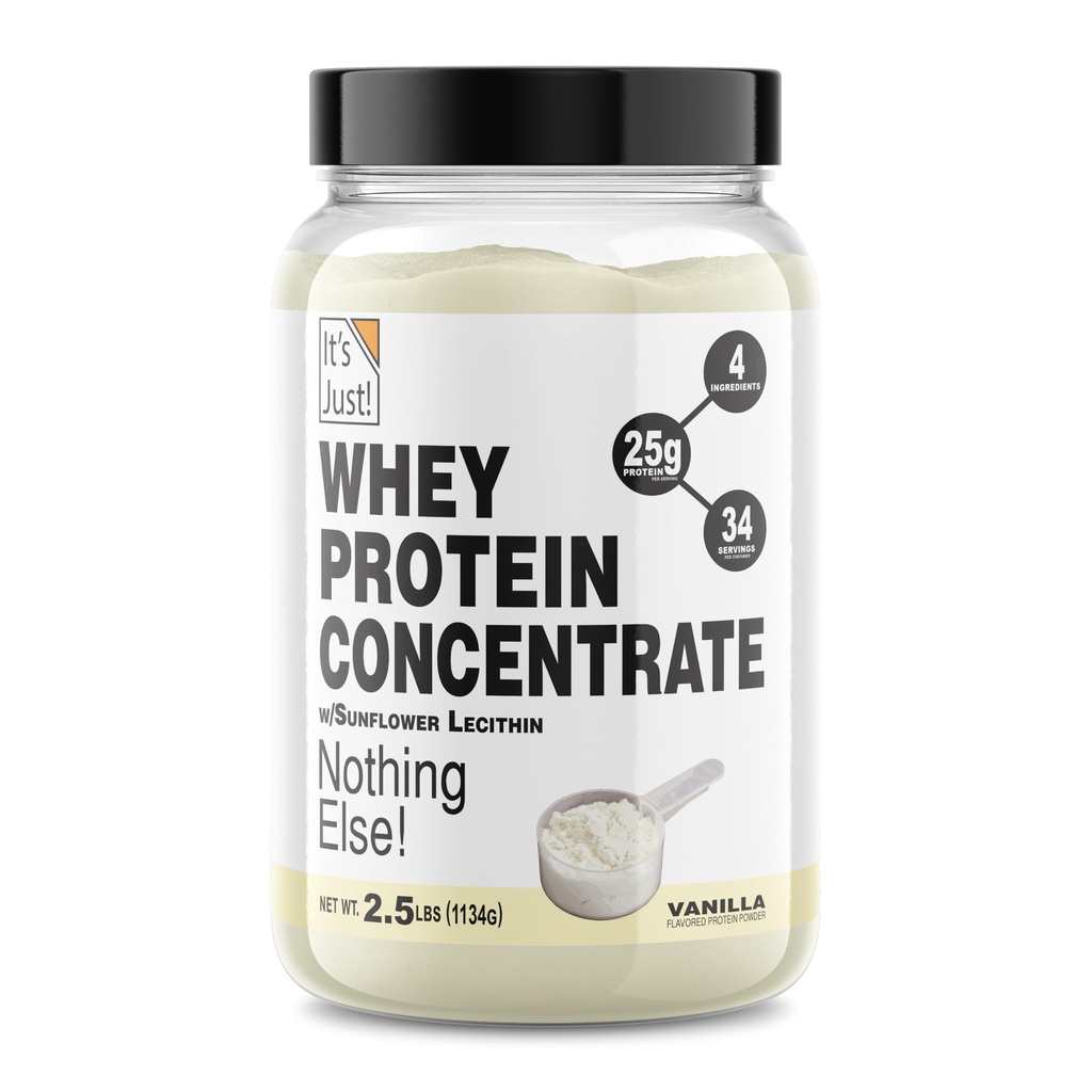 Se on vain... - 100% Whey Protein Concentrate, Made in USA, Premium WPC- 80, Natural Vanilla Flavor (2,5 punta, Vanilla)