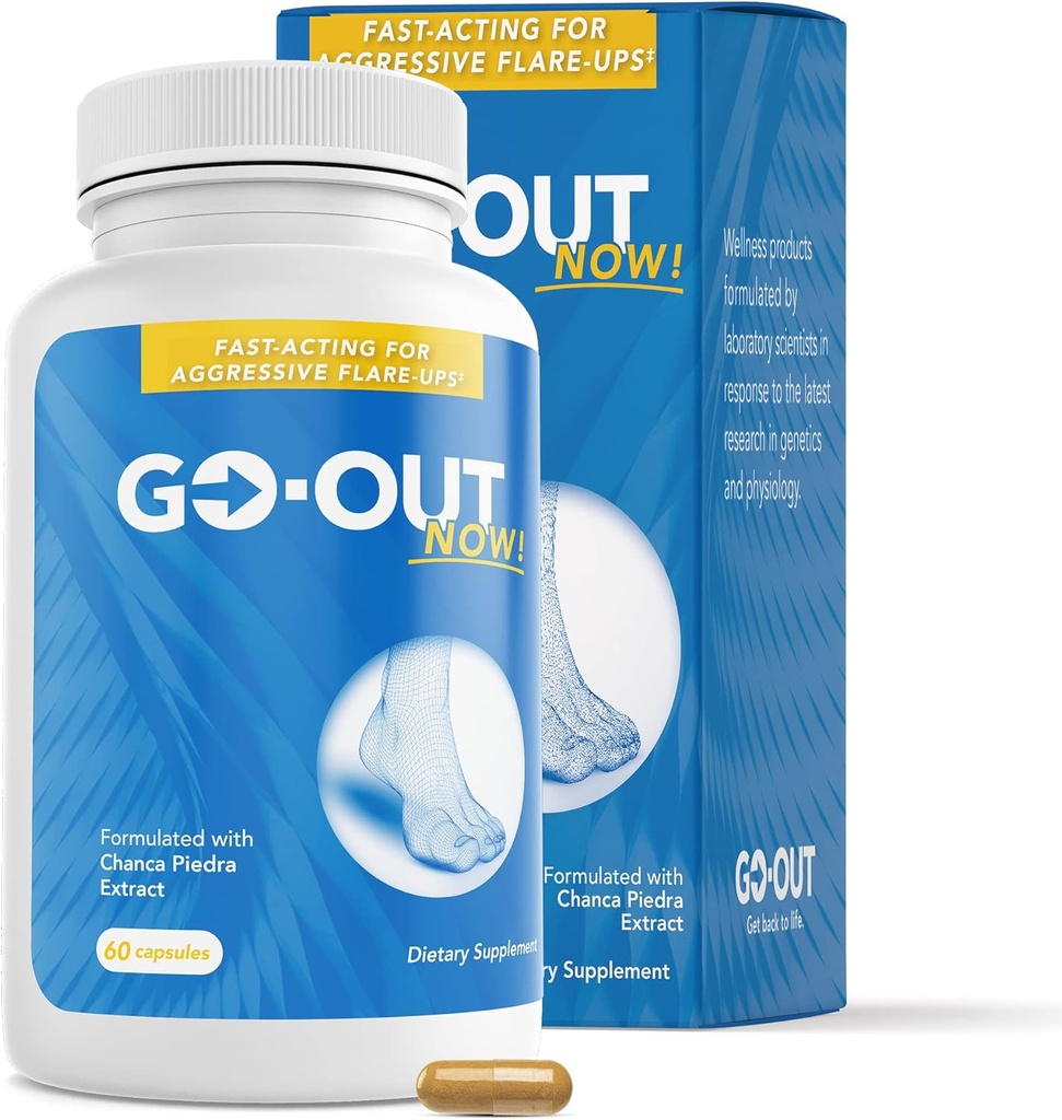 Angel Vitamins Go-Out Now - Chanca Piedra, Stone Breaker, Natural Kidney Cleanse & Gallbladder Formel - Stone Free, Chanca Piedra Liquid
