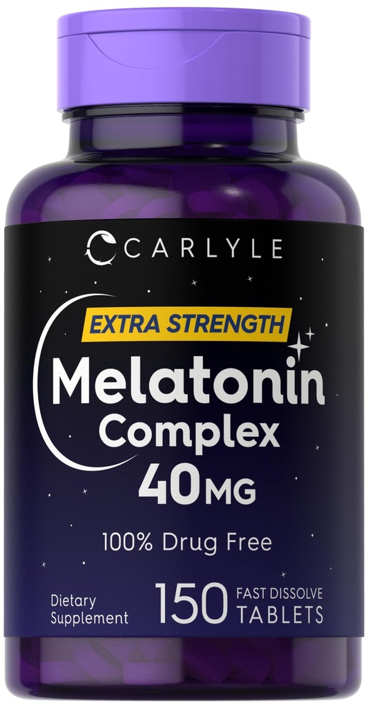Carlyle Melatoniini 40 mg Complex 