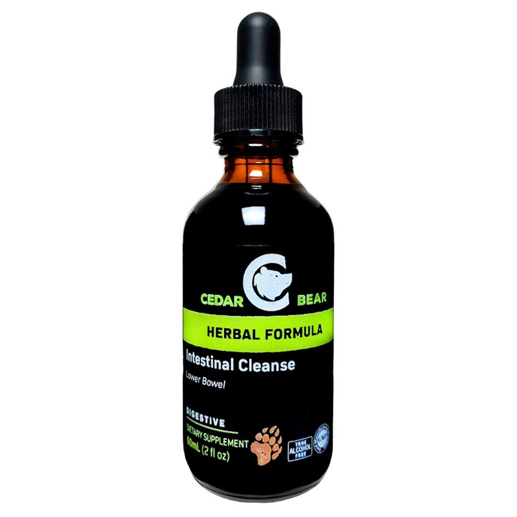 Cedar Bear Intestinal rengör en flytande växtbaserade tillskott som modererar miljön i Digestive System, vilket ger fördelaktig Flora att blomstra 2 Fl Oz