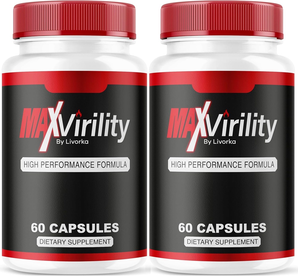 (2 Pack) Max Virility För Män, Max Virility, Maxvirility För Män, MaxVirility kapslar, MaxVirility, Max Virility Supplement, Max Virility Pills för Män, Max Virility Pills, 120 kapslar för 2 månader