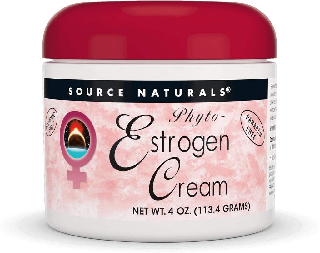 Source Naturals Phyto-Estrogen Cream, Paraben-vapaa - 4 oz Cream