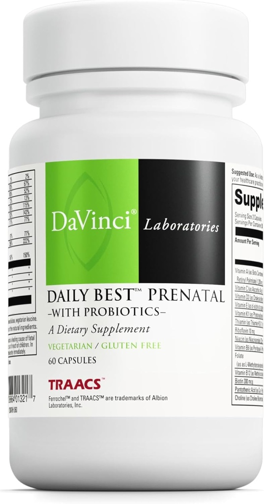 DAVINCI Labs - päivittäin paras prenataali - 60 kapselia