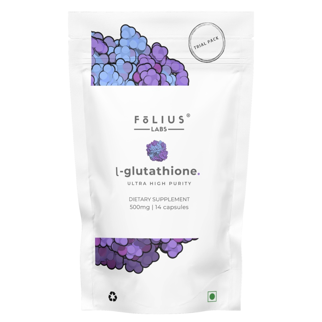 Ultra High Strength L-Glutatione 98% Supplement - 500 mg Tiiviste Formula, alennettu L-Glutatione Supplement - (7 päivän tutkimuspakkaus)