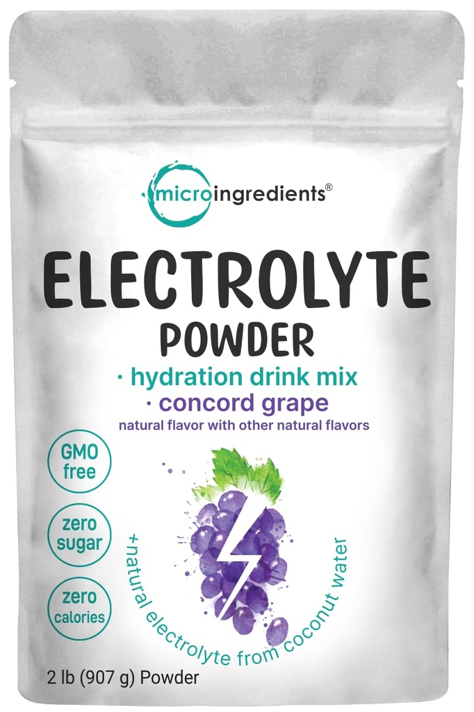 Micro Ingredients Hydration Electrolyte Powder, 2 lb (139 tarjoilua) 
