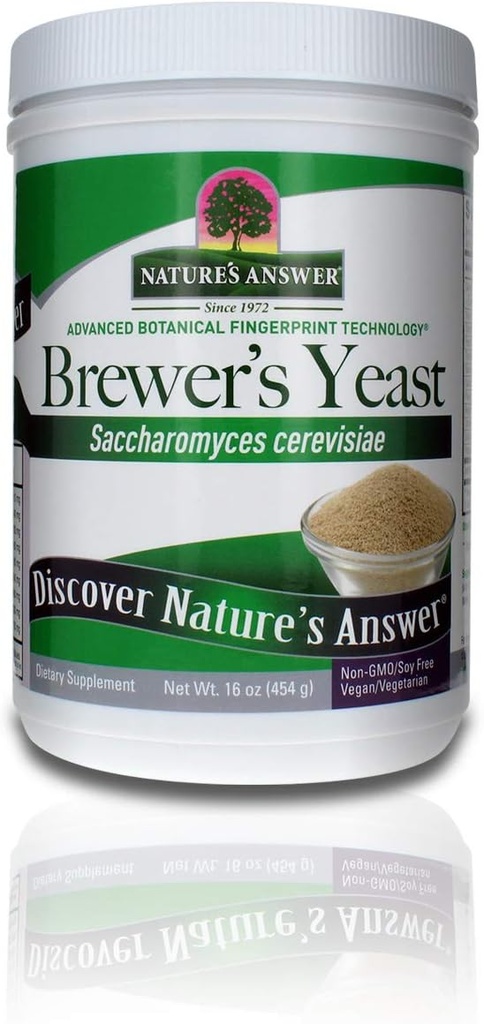 Luonnon vastaus Brewer's Jeast Powder, Rich lähde Aminohappoja, B-komplex-vitamiinit, Minerals, & Proteiini - luonnollinen, makuamaton, ja makeuttamaton - Maitotuotteet, kasvissyöjä/Vegaani