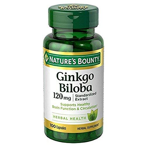 Nature's Bounty Ginkgo Biloba 120mg, 100 kapselia (paketti 2)