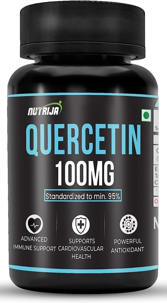 Quercetin 100 mg kapselit - Standardoitu 95%: lle ... Erittäin puhdas ja biologisesti saatavilla oleva lisäravinteet ...