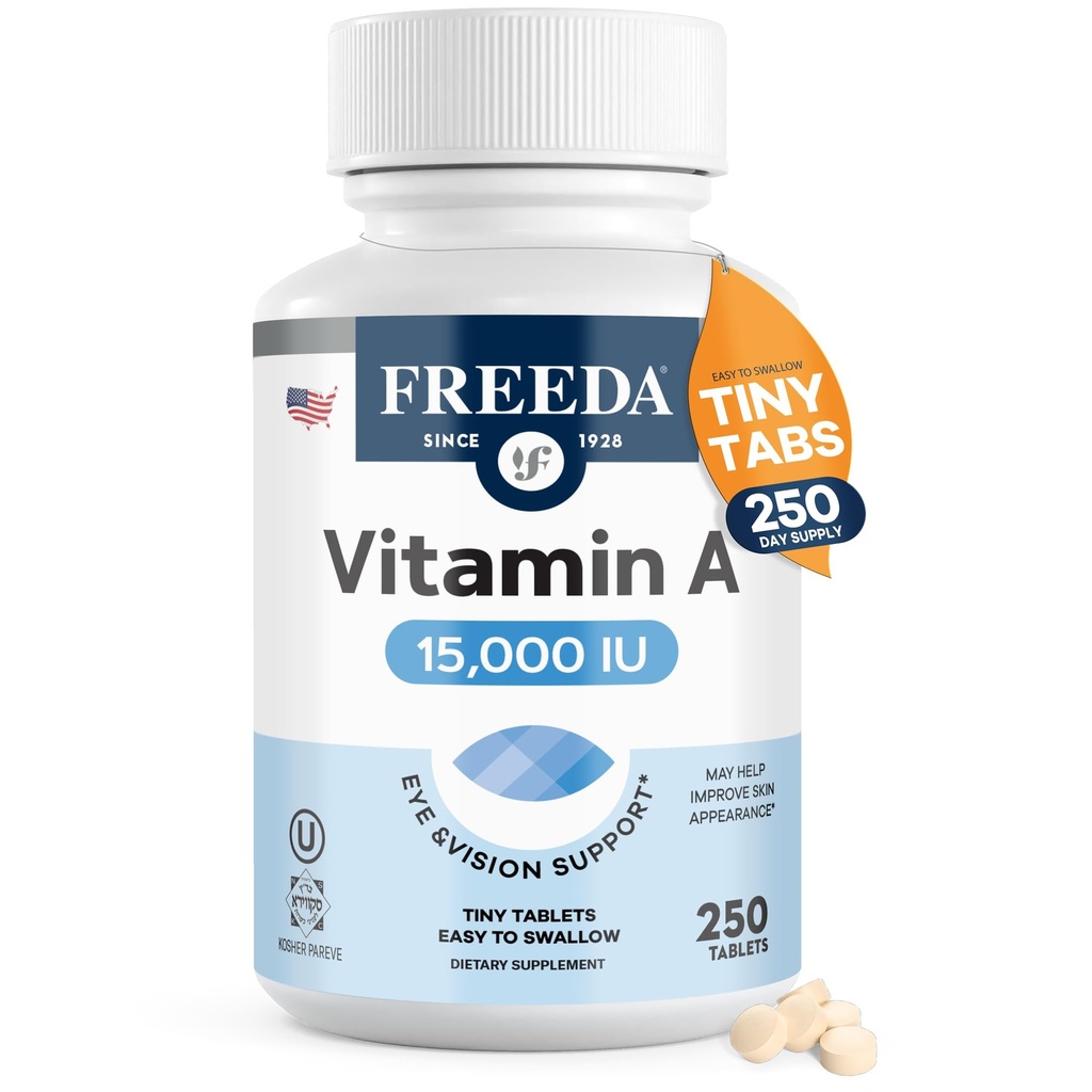 Freeda A-vitamiini 15 000 IU Retinyl Palmitate 