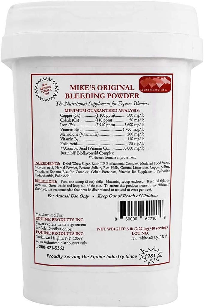 Equine Products Inc., Mikes Original Bleeding Powder 5 punta