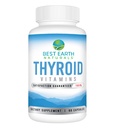 Bästa Earth Naturals Thyroid Support Supplement för kvinnor och män - 60 kapslar