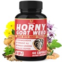 BMVINVOL Horny Goat Weed Capsules with Tribulus, Ginseng, Ashwagandha, Maca, Tongkat Ali, Nettle, Black Pepper - 60