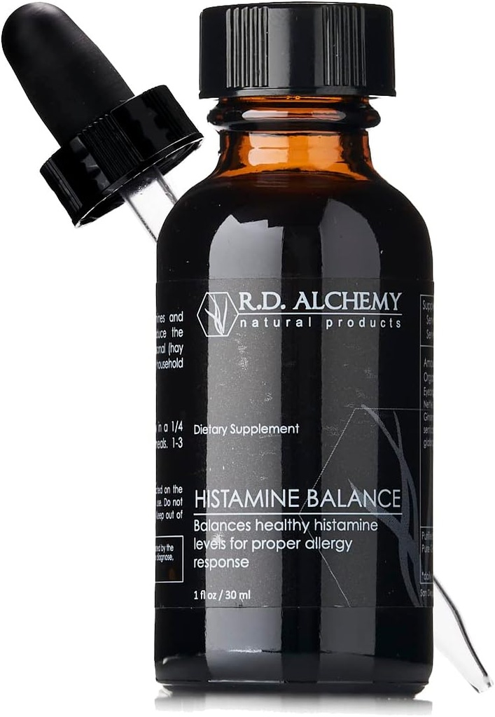 RD Alchemy - 100% naturlig och organisk histaminbalans extrakt till balans hälsosamma histaminnivåer för korrekt allergi svar - ögonirritation, Runny näsa, hosta eller trängsel