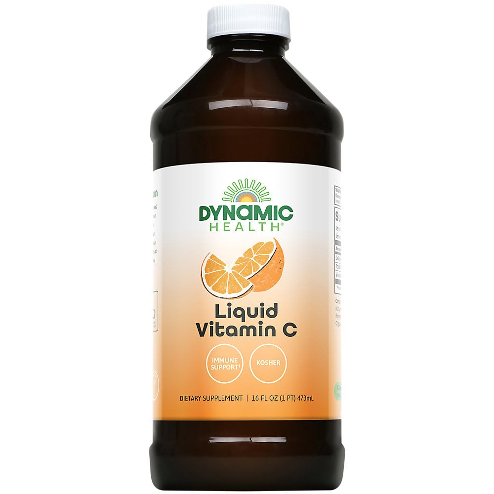 Dynamic Health Liquid C-vitamiini - Pienennetty Bot: 10039: Liq, Citrus (Btl-Plastic) 1000mg 16oz