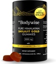 Bodywise Pure Himalayan Shilajit Gummies Gold I Lab Testattu I Ei lisättyä sokeria I Ashwagandha, Gokshura...