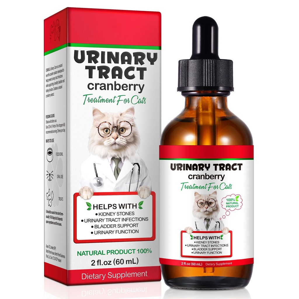 Feline Virtsatie Terveys, Kissa UTI Remedy, Luonnollinen kasviperäisten täydentää 2 fl oz, Tuet Säännöllinen hoito virtsanterveyden