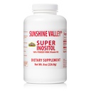 Sunshine Valley® Super Inositol, B8-vitamiini jauhettu ruokavalio täydentää, luonnollinen PCOS hedelmällisyys täydentää, Hormonaalinen tasapaino & terve munasarjatoiminto tuki - 8oz