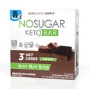 Ei Sugar Keto Bar Välipala, Fudge Brownie, 12 x 1,41oz Bars - Low Carb Ei Sugar Keto Välipala Ruoka Keto Friendly Macros, 3g Net Carb, 9g Kasvipohjainen proteiini, 13g Terveellinen rasva, sokeriton (0g)