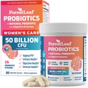 Probiootit naisille, 50 miljardia PMY, 26 Ainutlaatuinen kanta, naisten probiootit ja prebiootit tukevat digestiivinen terveys, w/ karpalo, Hibiscus & D- mannoosi emättimen PH Balance, virtsatie, Gut (30 kapselia)