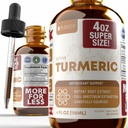 Rejuvica Health Active Turmeric 4oz XL Super Size - Advanced Liquid Supplement Tincture - Curcuma Longa Extract Drops - Kurkuma Juuret Vain - Luonnollisesti toistuva Kurkuma