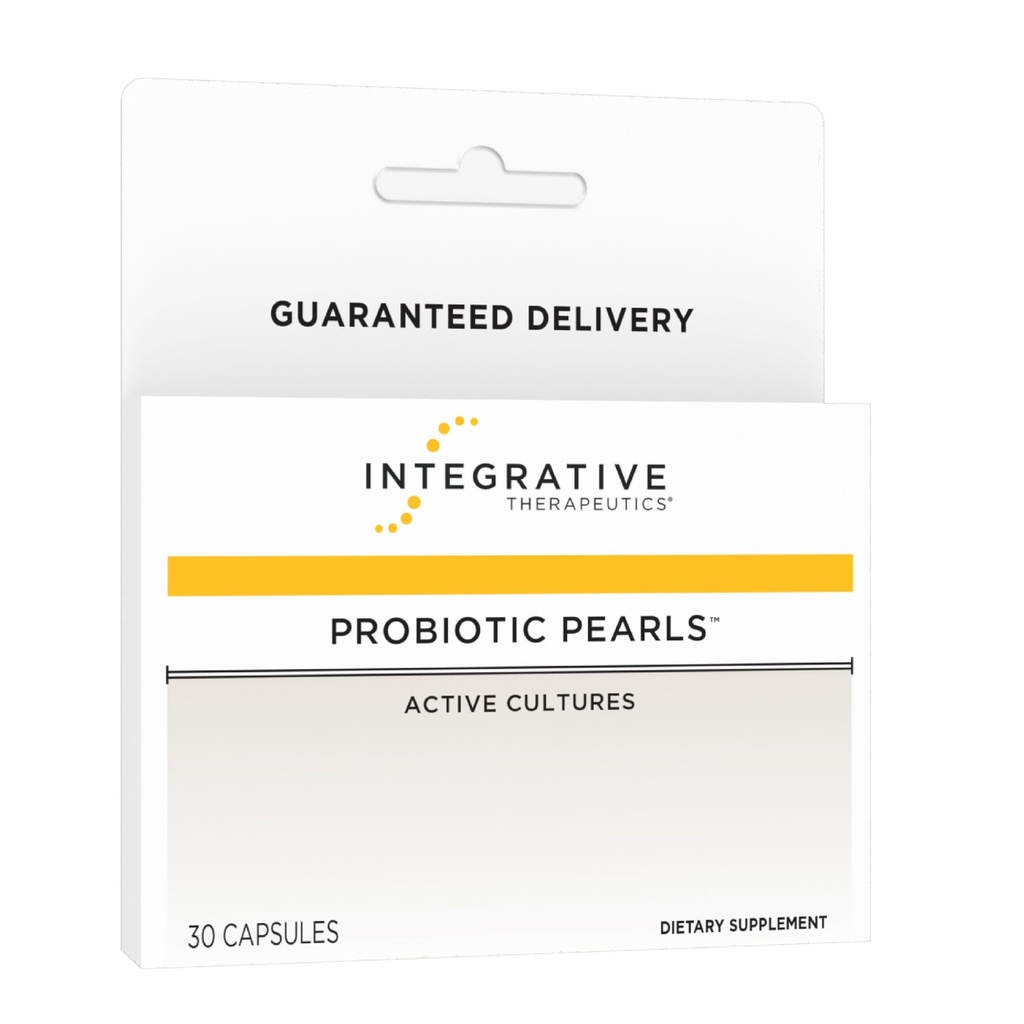 Integratiivinen Therapeutics Probiotic Pearls - Päivittäinen ruoansulatuskanavan lisä Gut Health Support* - Probiootti kapselit immuuniterveyden tuki* - soijaton - 30 Count (30 palvelinta)
