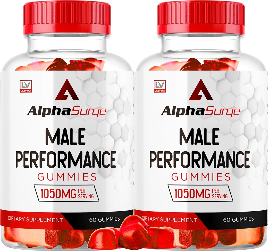 LIVORKA Alpha Surge for Men - Alfa Surge Gummies for Mies, Alfa Surge Gummies 1050mg, Alpha Surge XL Gummies, Alfa Surge Gummies, Alfa Surge Gummies, Alpha Sugre Mies, 120 Gummies for 2 Kuukautta