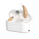 Hörapparater för seniorer, laddningsbara 16-kanals OTC-hörapparat för vuxna som hörselnedsättning, hörapparat med Advance Noise Cancelling, Superior Sound Quality, Auto-On/Off