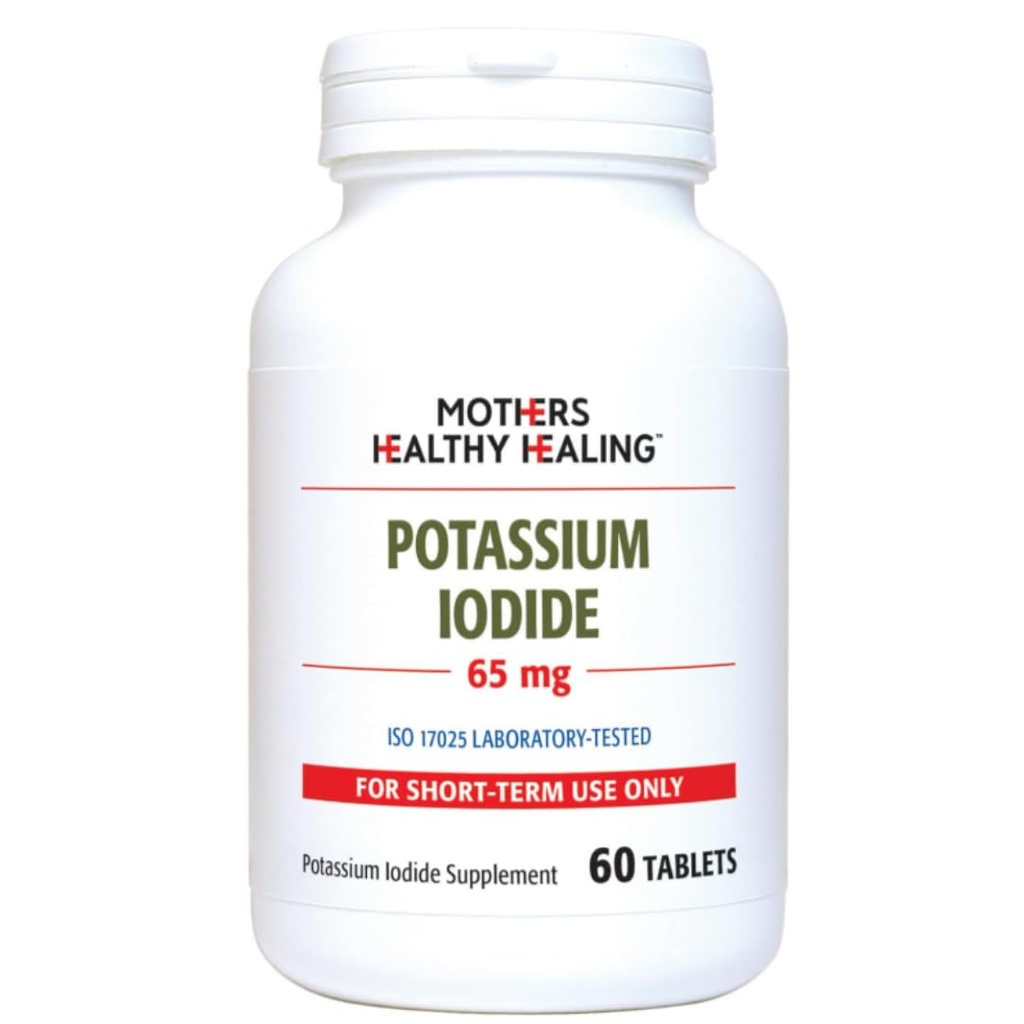 Kaliumjodide Tabletin täydennysosa (65 mg), KI jodipillerit (60 tablettia)
