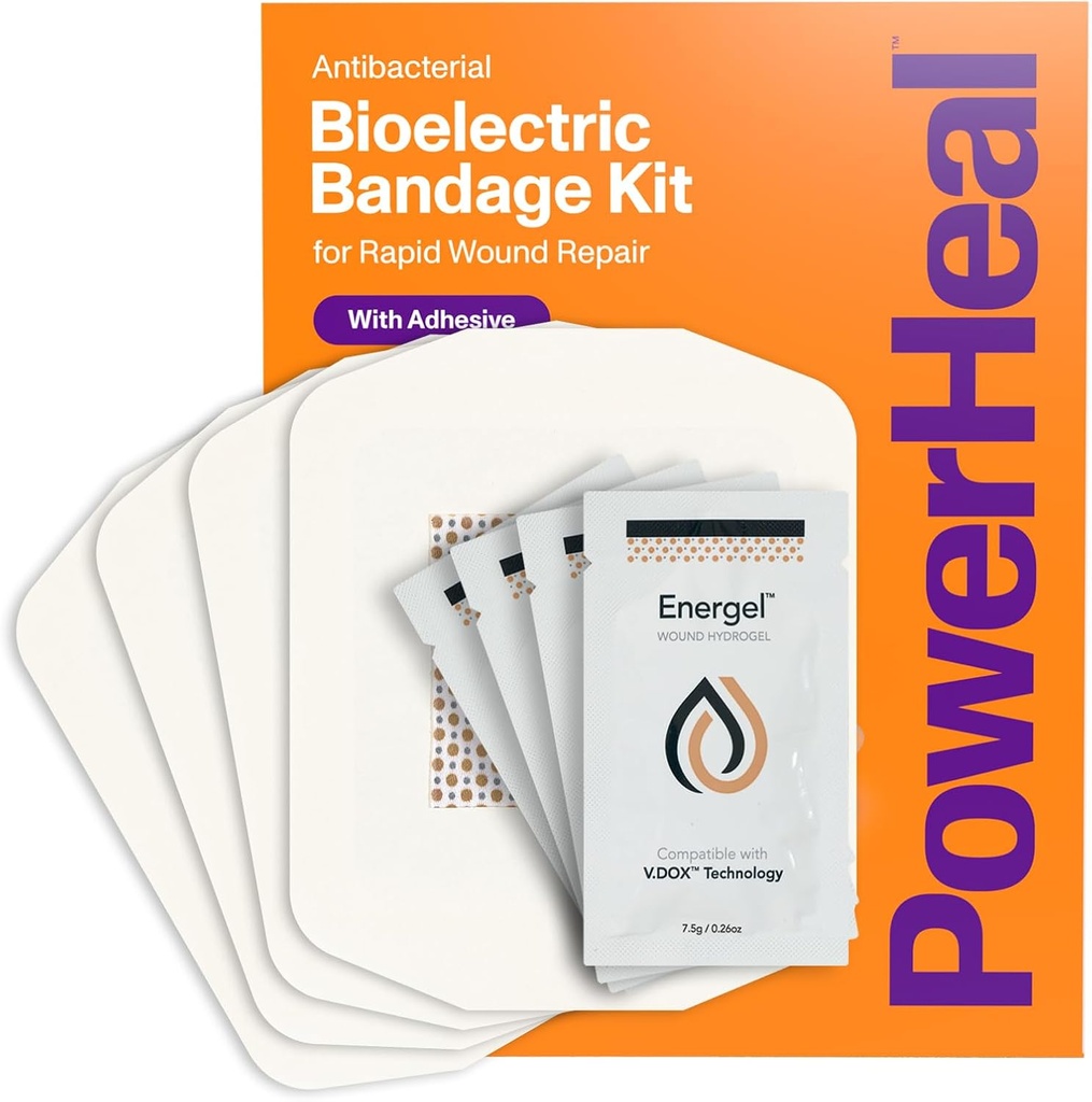 PowerHeal Bioelectric Bandage Kit for Haavanhoito & Fast Healing 