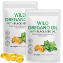 Öljy Oregano Softgels 6000 mg per tarjoilu 240 Count ... 2 in 1 Muotoiltu mustalla siemenöljyllä 200mg, 4X Vahvuus Carvacrol & Thymokinone ...