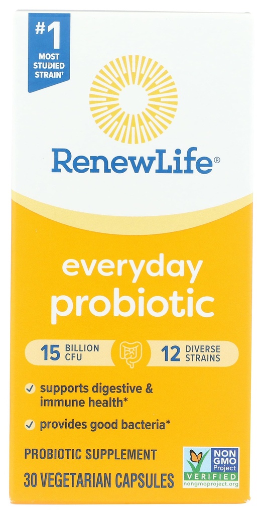 Uusi Life Everyday Probiootti Kapselit, Päivittäinen täydennys tukee virtsa-, digestiivinen ja immuuniterveys, L. Rhamnosus GG, Dairy, Soy ja Gluteeniton, 15 miljardia PMY, 30