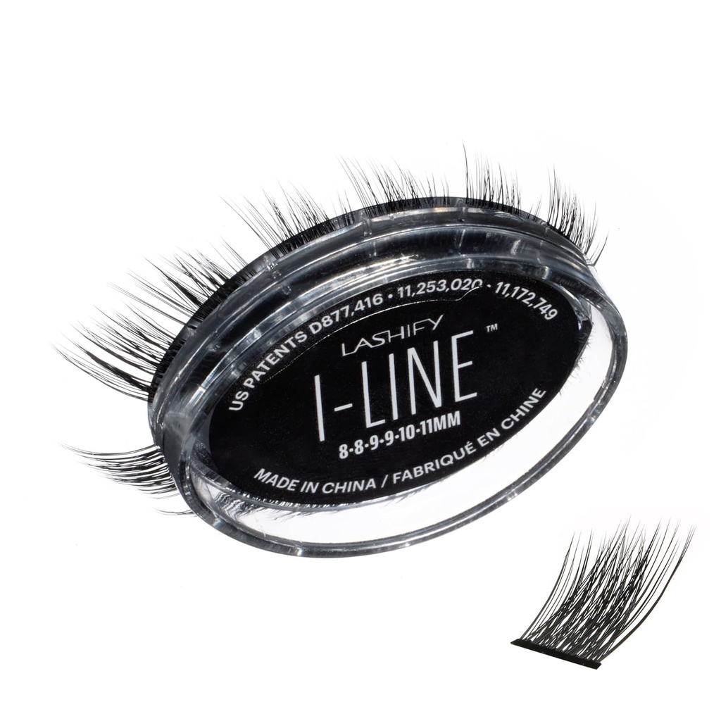 Lashify I-LineShort Pre-Mapped Gossamer, Easy DIY False Lashes för att skapa en Angled Look och Eyeliner Effect