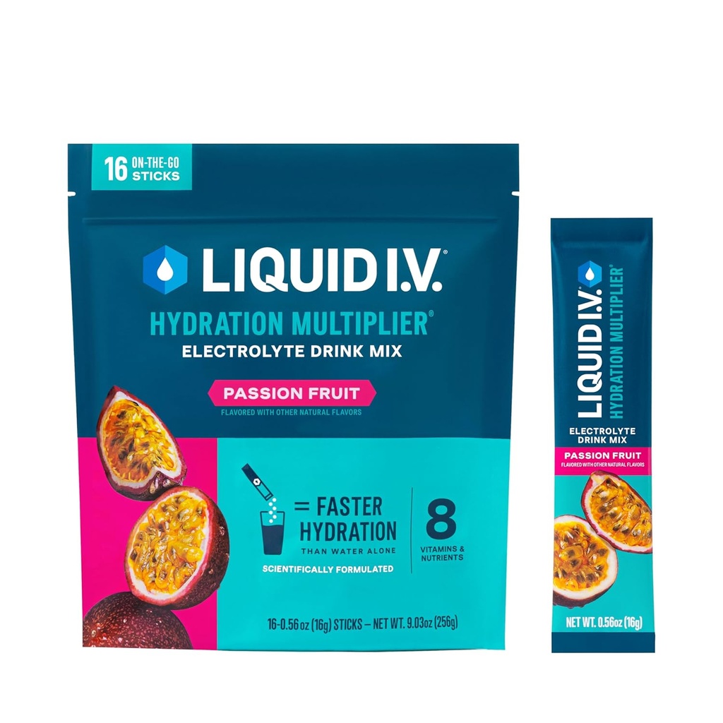 Liquid I.V.® Hydration Multiplier® - Passion Fruit - Hydration Powder Packets 