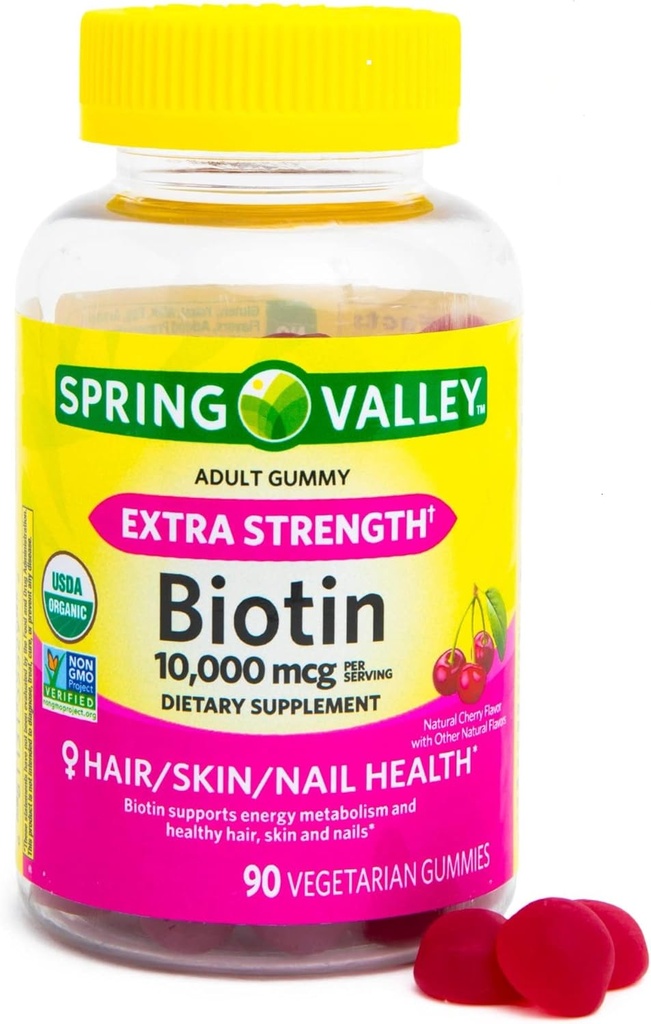 Antony Spring Valley Biotin 10.000mcg Vegetarian 90 Gummy
