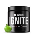 Xwerks Ignite Green Apple Pre Workout Powder, Natural Keto Pre Workout för kvinnor och män med explosiv energi, glutenfri blandning för uthållighet och uthållighet, 150mg koffein, 30 portioner