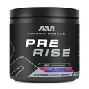 Hämmästyttävä lihas Pre-Workout Powder täydentää kofeiini & Beta-Alanine miehille & naisille 25 tarjoilua (25 tarjoilua, mustikkapomegranaatti)