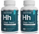 Essential Elements® Hair HeroTM - Hair Vitamins for Men - Broad-Spectrum Support med 5000 mcg Biotin - 60 Count - 30 Servings (2-Pack)