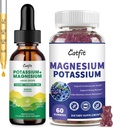 Catfit Kalium Magnesium Supplement,Magnesium Kalium Complex Supplement,Sogar Free & Vegan,Immuunituki,Calm Mood & Sleep Support,Muscle Health