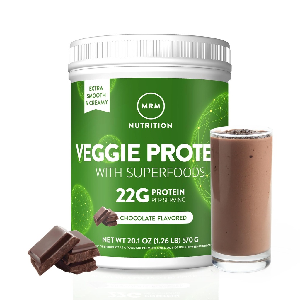 MRM Nutrition Veggie Protein with Superfoods ... Chocolate Flavored 