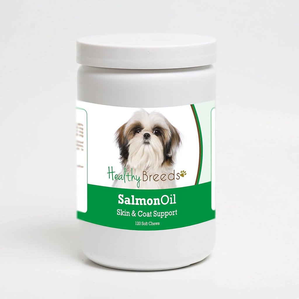 Terveet rodut Shih Tzu Salmon Oil Soft Chews 120