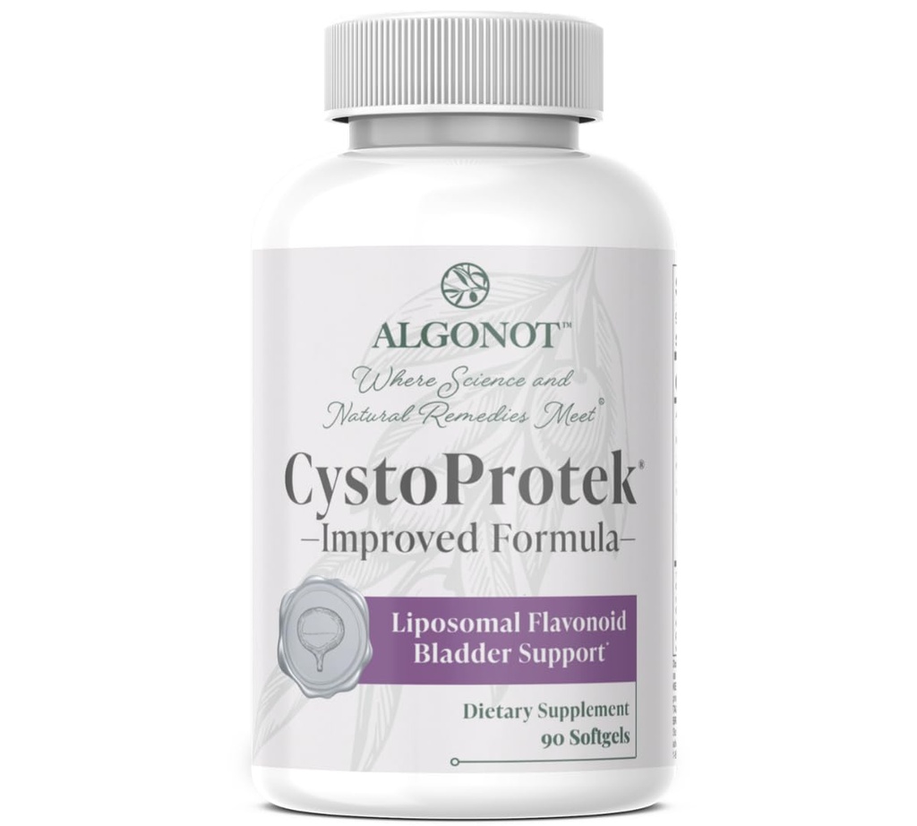 CystoProtek 1 Pack - Patentoitu Formula edistää rakko terveys käyttämällä yksinomainen yhdistelmä hyaluronaatti, kondroitiini ja luonnon flavonoidit