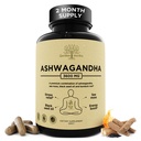 Organic Ashwagandha Root & Irish Sea Moss 3,600 mg Ashwagandha täydentää musta siemenöljyä, & Burdock juuria . Kasviperäisten täydentää energiaa, rauhallinen, mieliala, & hyvinvointi, 120 Caps