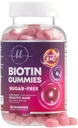 Hiusvitamiinit Gummy Biotin 5000 mikrog - hiusten kasvua tukea vitamiineja E & C ticker, vahvempi & kaunis hiukset - hiukset iho ja kynnet vitamiini naisille, ei-GMO, Gluteeniton - 120 Gummies