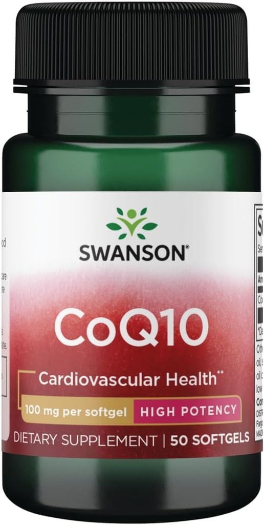 Swanson Coq10 100 100 Milligram 50 Sgels