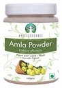 Amla Fruit Powder (Amalaki) 100 Gm | Raw och Non GMO | Rik i antioxidant vitamin C | Vegan | 100% Raw från Indien | Emblica Officinalis | Indian Gooseberry