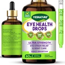 YYNNATURE Eyebright Herb Eye Health Drops for Eye Stran Relief & Sight Care, Ultra Strength Eye Health Supplement