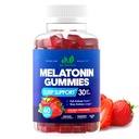 Melatoniini 30 mg Gummies for Aikuinen (60 tarjoilua) - Maksimi Strength Sleep Support 30 mg Melatoniini Per Gummy - Gluteeniton, sokeriton, ei-GMO, 100% kasvissyöjä, mansikka maku - 60 Gummy
